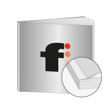 Broschüren Klebebindung Quadrat