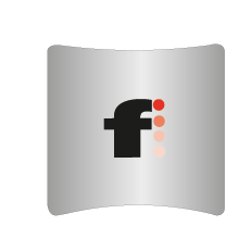 Textilwand ALU | 300er gebogen | einseitig bedruckt