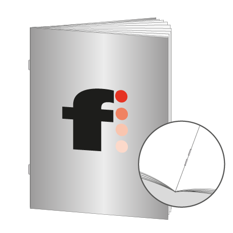 Broschüren Drahtheftung DIN A4