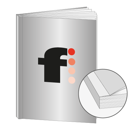 Broschüren Klebebindung DIN A7